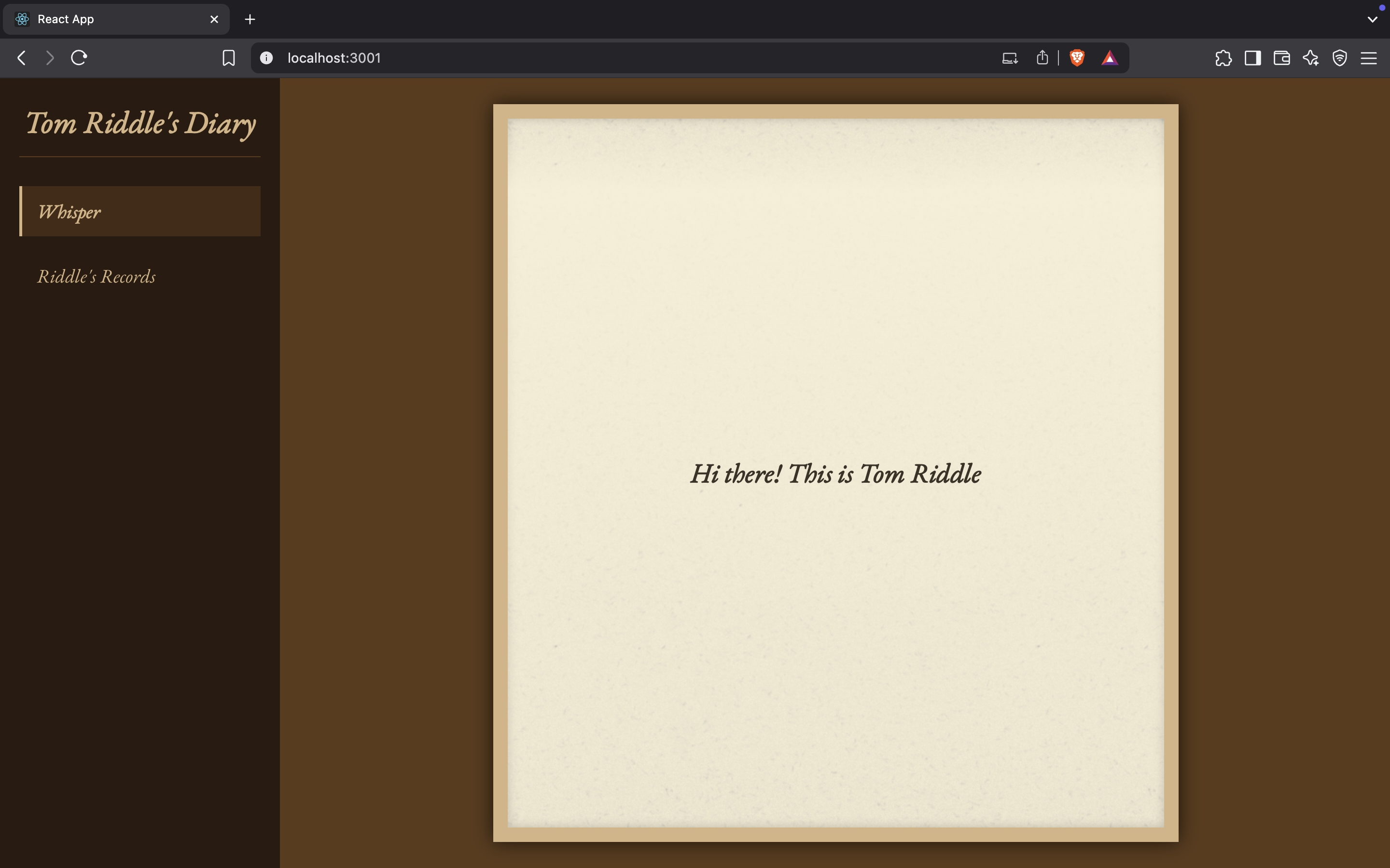 Tom Riddle's Diary